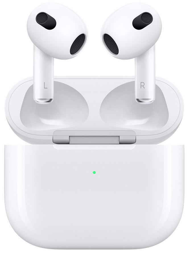 Apple - Earphones Apple AirPods (3ª geração) com Caixa de Carregamento Lightning