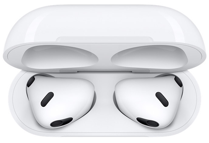 Apple - Earphones Apple AirPods (3ª geração) com Caixa de Carregamento Lightning
