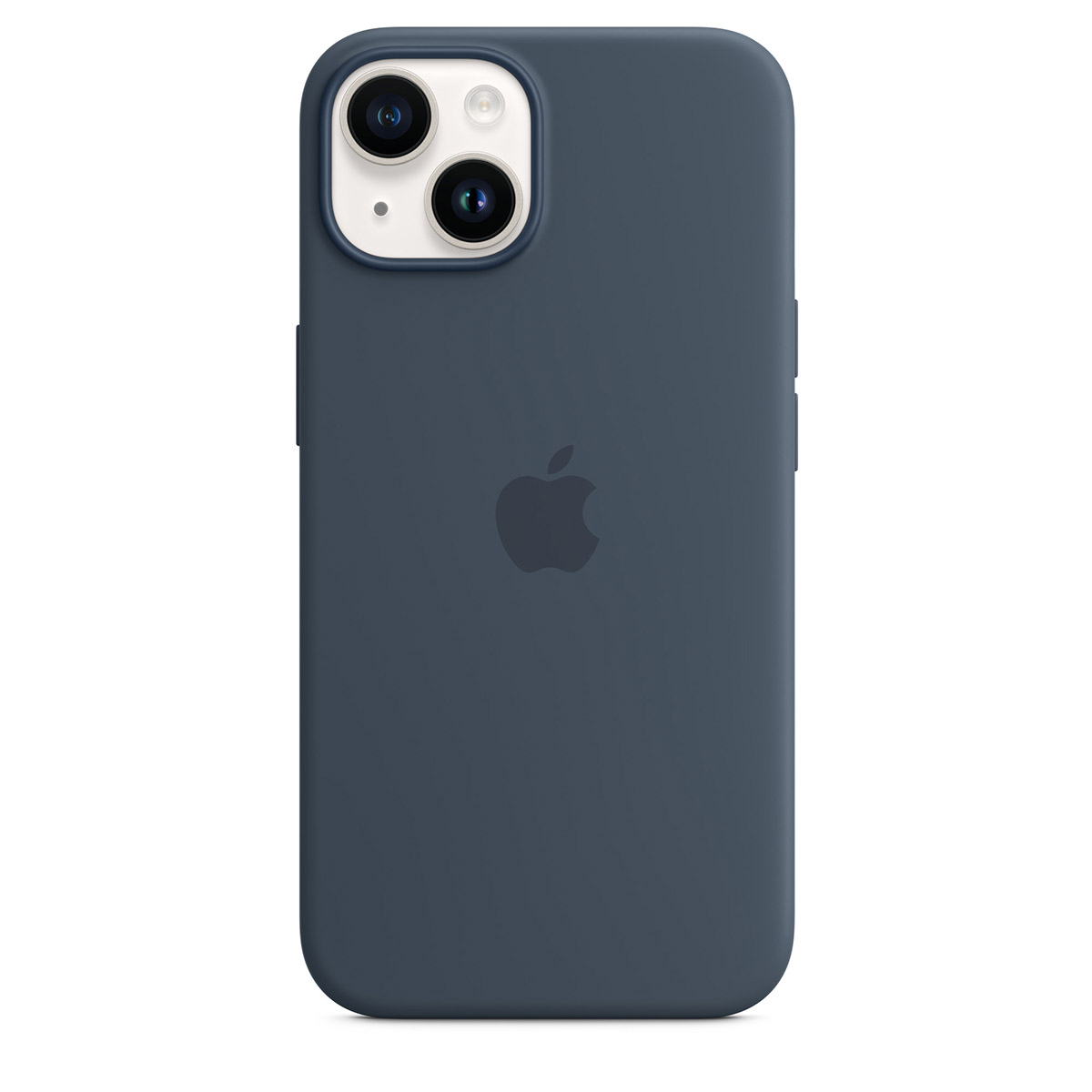 Capa Apple com MagSafe para iPhone 14 Silicone Storm Blue