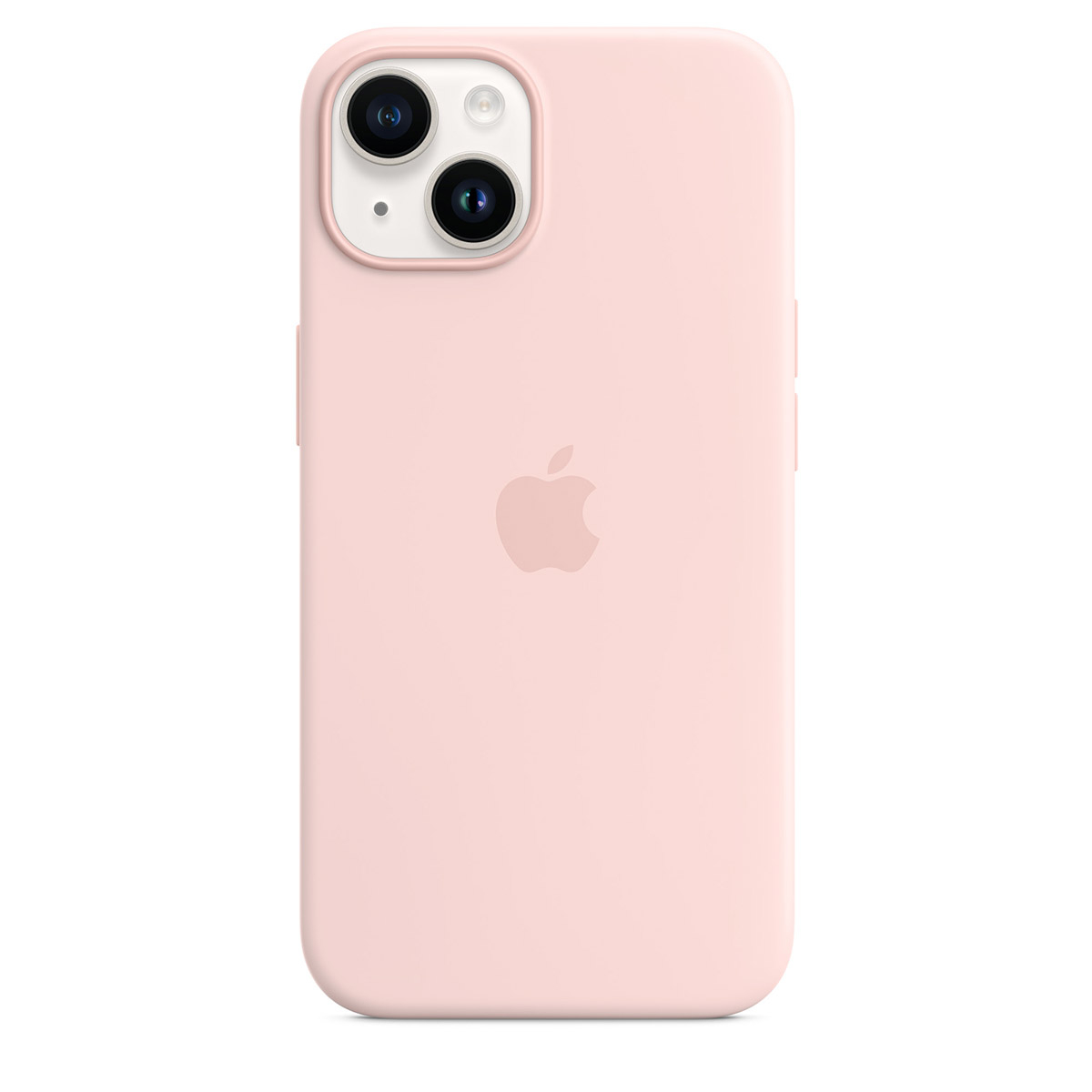 Capa Apple com MagSafe para iPhone 14 Silicone Chalk Pink