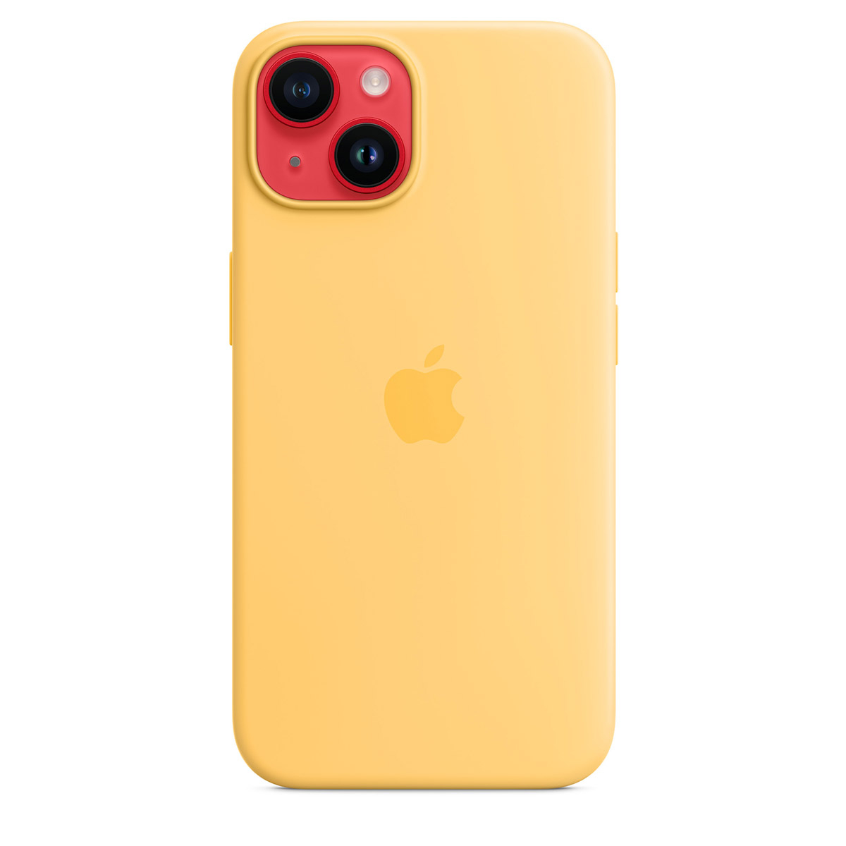 Apple - Capa Apple com MagSafe para iPhone 14 Silicone Sunglow
