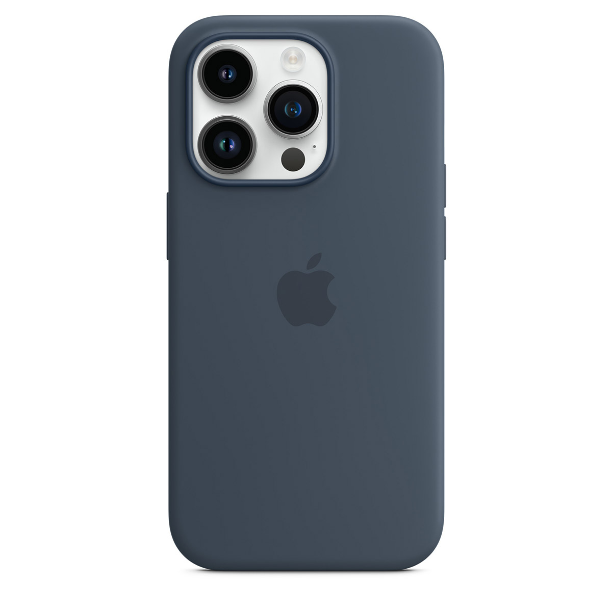 Capa Apple com MagSafe para iPhone 14 Pro Silicone Storm Blue
