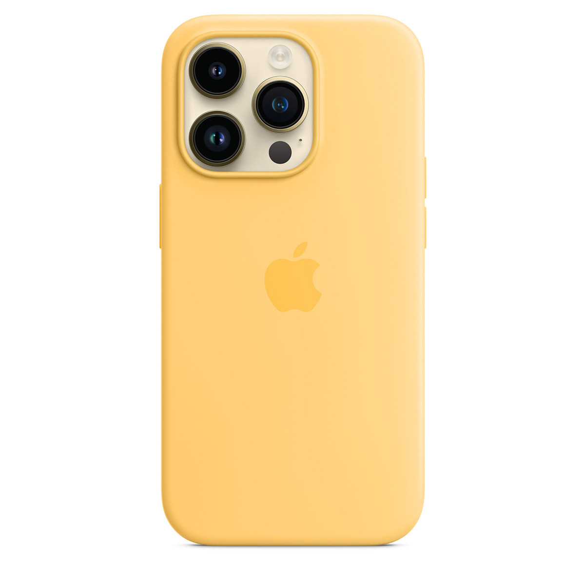 Apple - Capa Apple com MagSafe para iPhone 14 Pro Silicone Sunglow