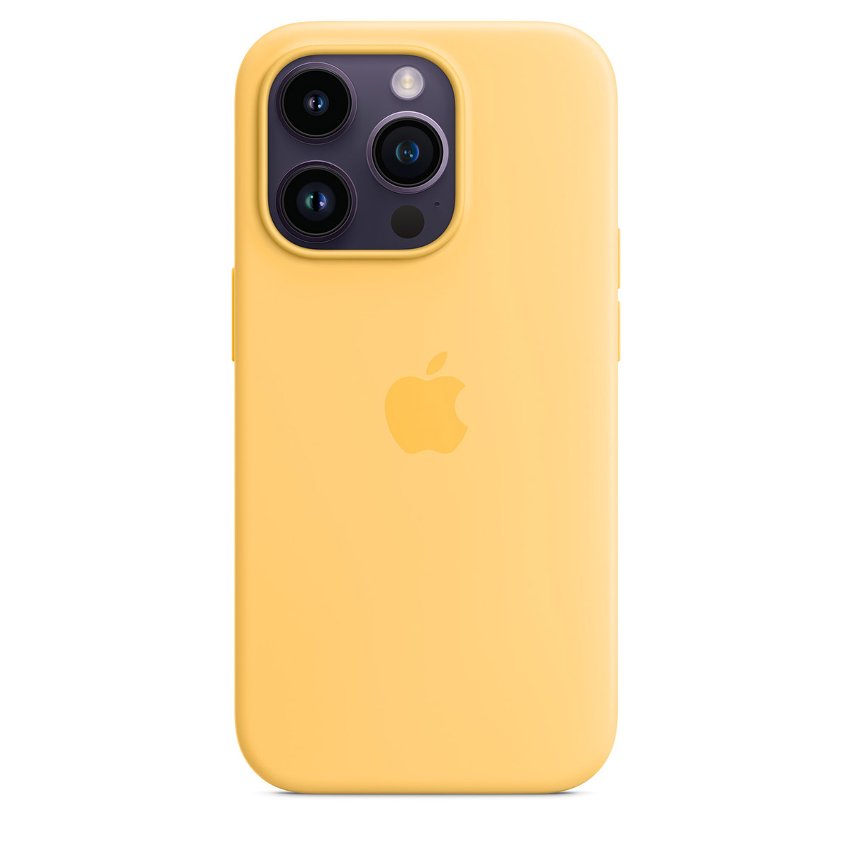 Apple - Capa Apple com MagSafe para iPhone 14 Pro Silicone Sunglow