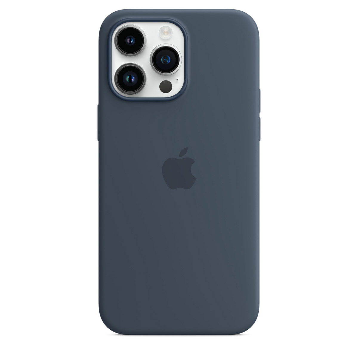 Capa Apple com MagSafe para iPhone 14 Pro Max Silicone Storm Blue
