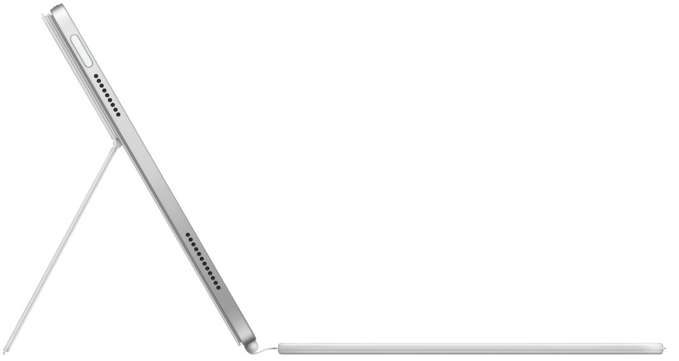 Apple - Capa Teclado Apple Magic Keyboard Folio para iPad (10ª Gen) PT Branco