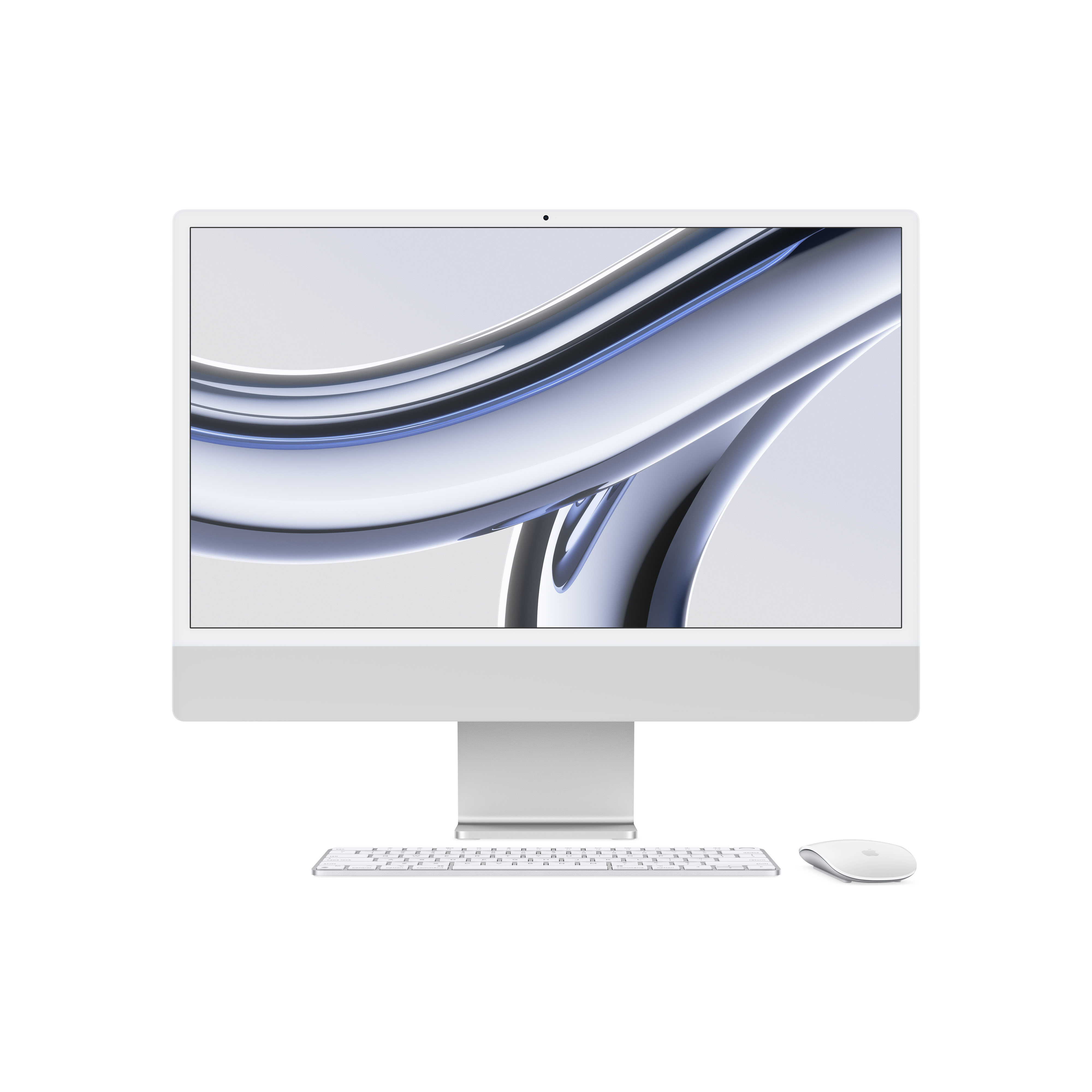Computador All-in-One Apple iMac 2023 24" M3 CPU 8-core GPU 8-core 8GB 256GB Retina 4.5K Silver