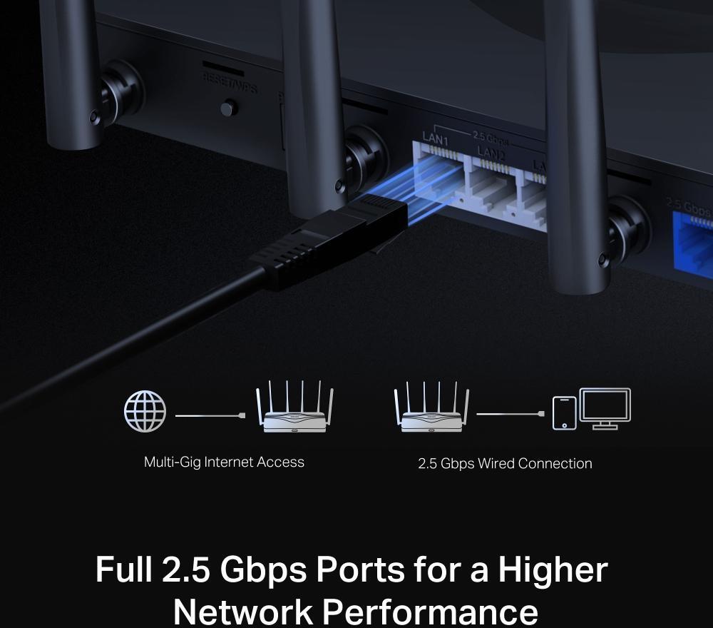 Mercusys - Router Mercusys MR47BE BE9300 Tri-Band WiFi 7