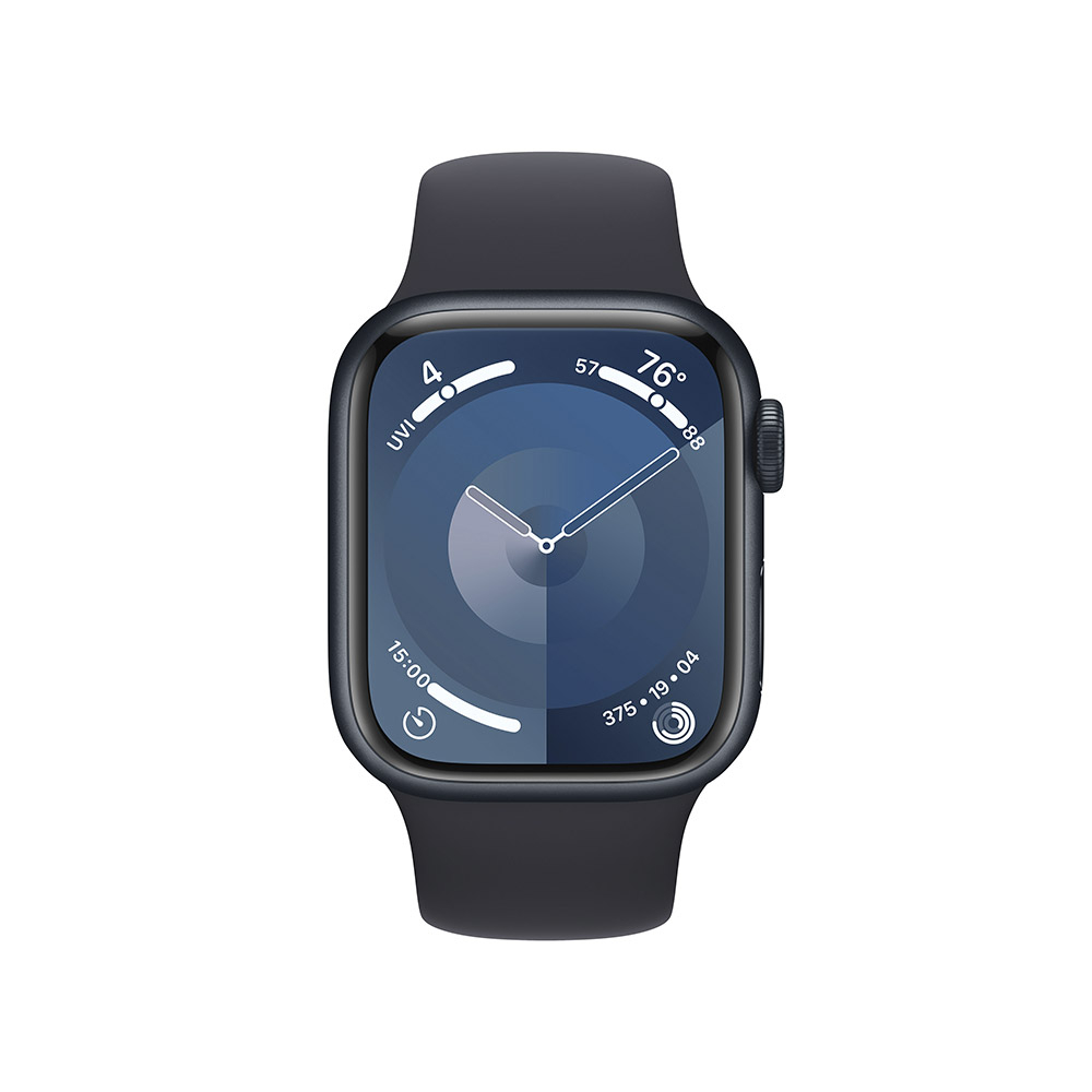 Smartwatch Apple Watch Series 9 GPS 41mm Midnight Aluminium Case com Midnight Sport Band  (S/M)