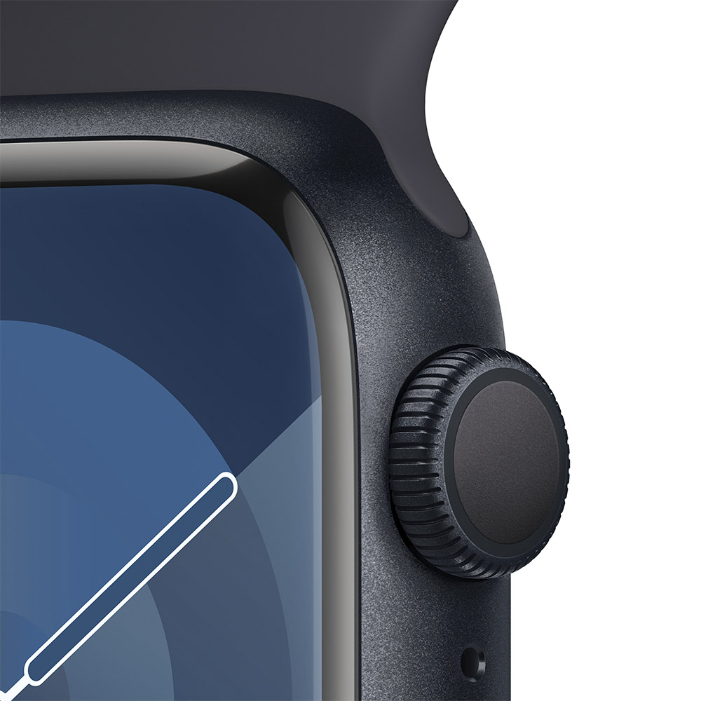 Apple Watch Series 9/ GPS/ 41mm/ Caja de Aluminio Medianoche/ Correa Deportiva Medianoche S/M