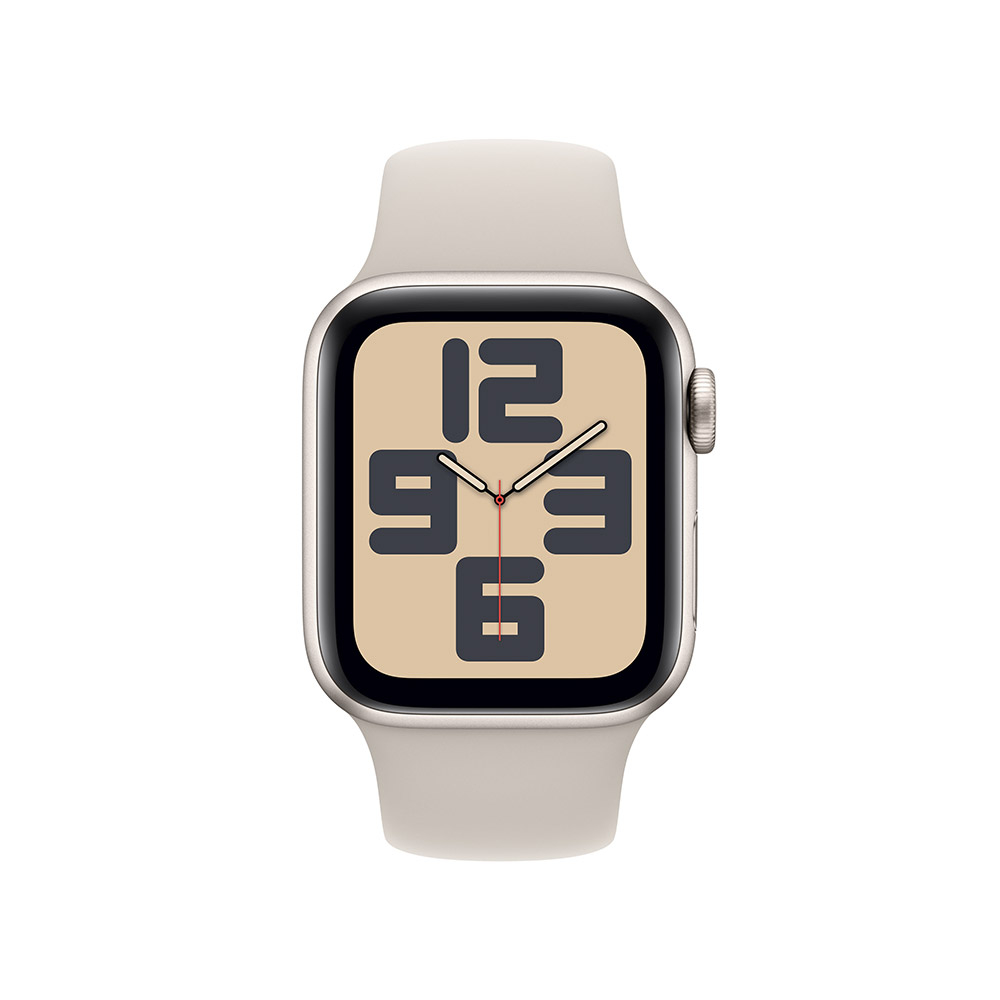 Apple - Smartwatch Apple Watch SE GPS 40mm Starlight Aluminium Case com Starlight Sport Band  (S/M)