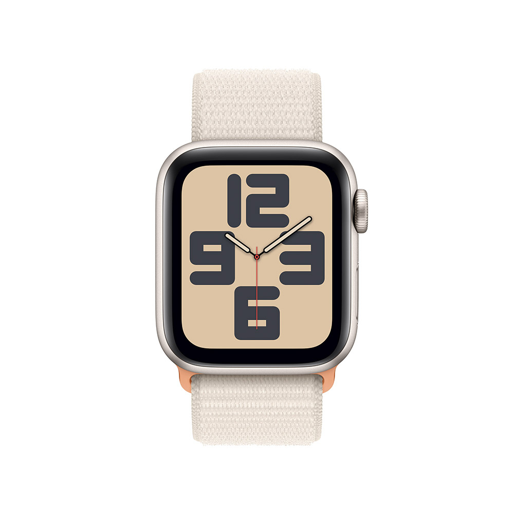 Apple - Smartwatch Apple Watch SE GPS 40mm Starlight Aluminium Case com Starlight Sport Loop