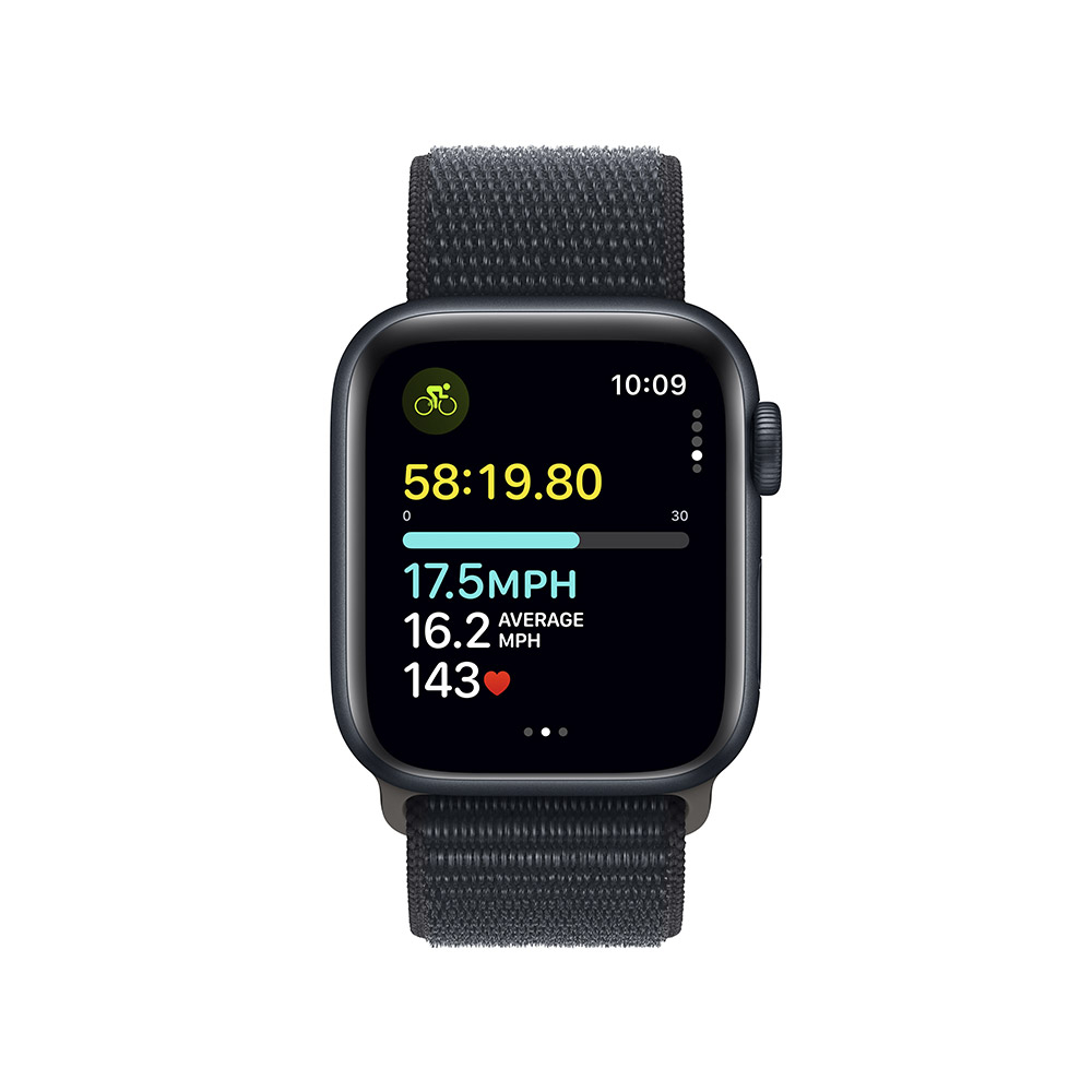 Apple - Smartwatch Apple Watch SE GPS 40mm Midnight Aluminium Case com Midnight Sport Loop