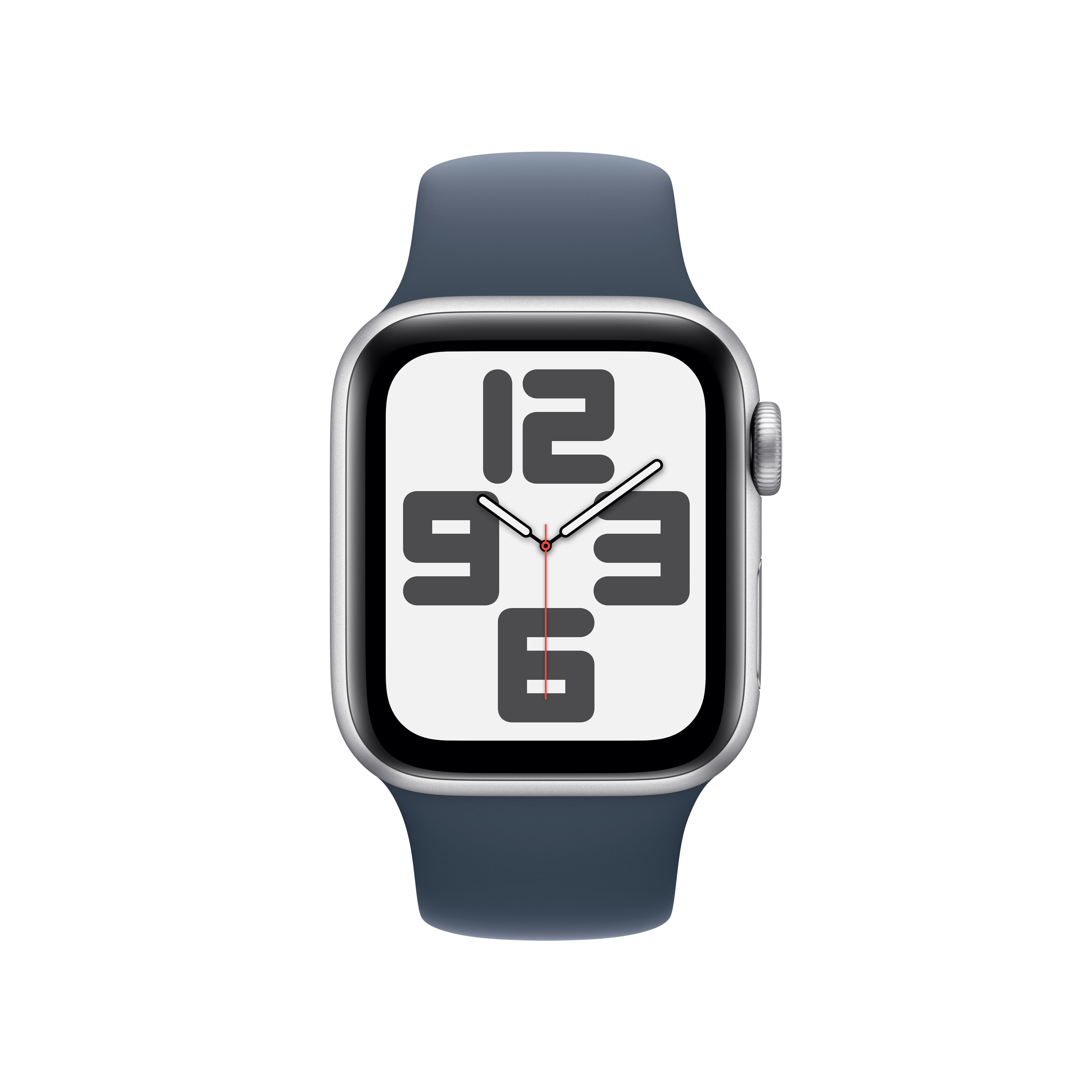 Apple - Smartwatch Apple Watch SE GPS + Cellular 40mm Silver Aluminium Case com Storm Blue Sport Band  (M/L)