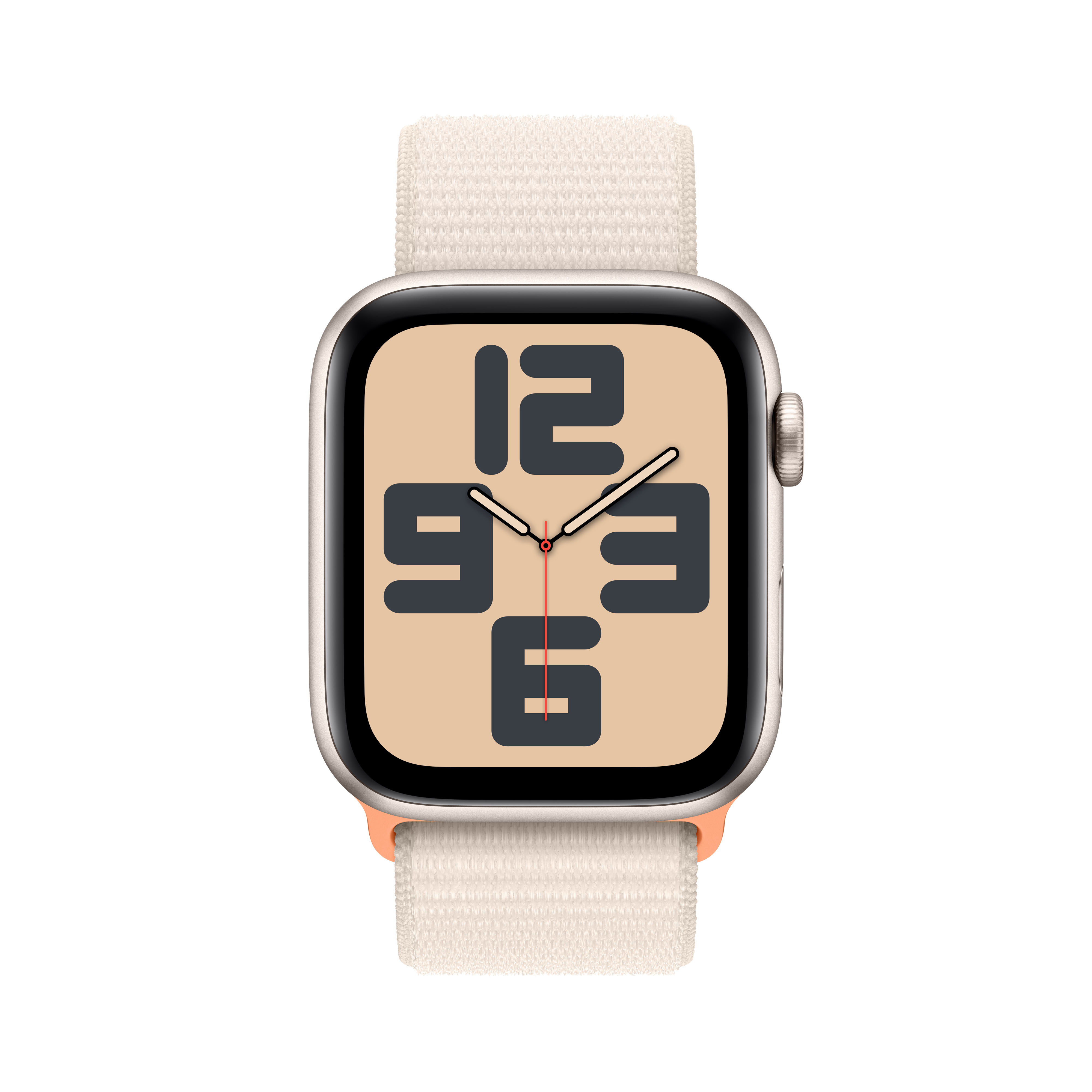 Apple - Smartwatch Apple Watch SE GPS + Cellular 44mm Starlight Aluminium Case com Starlight Sport Loop
