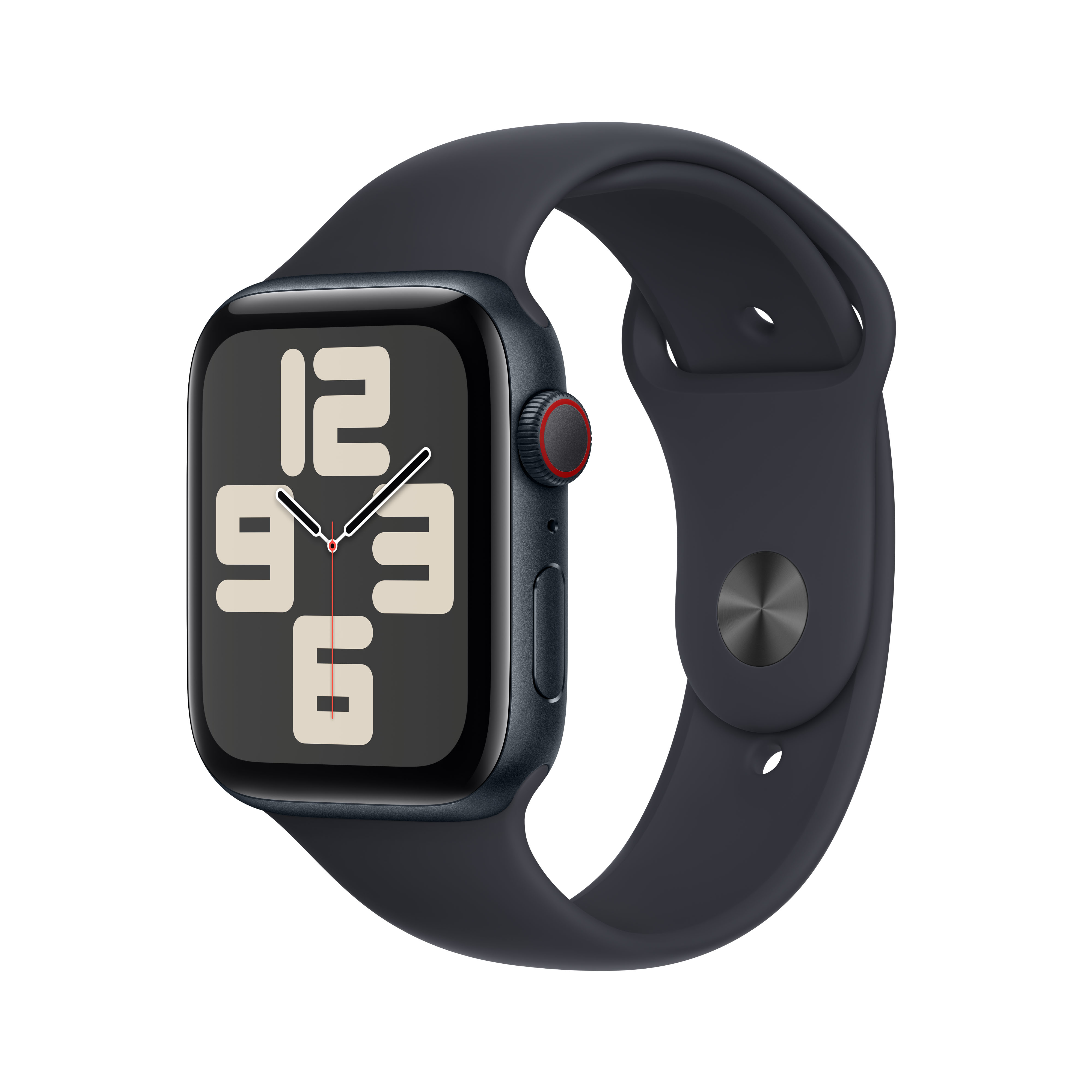 Smartwatch Apple Watch SE GPS + Cellular 44mm Midnight Aluminium Case com Midnight Sport Band  (S/M)