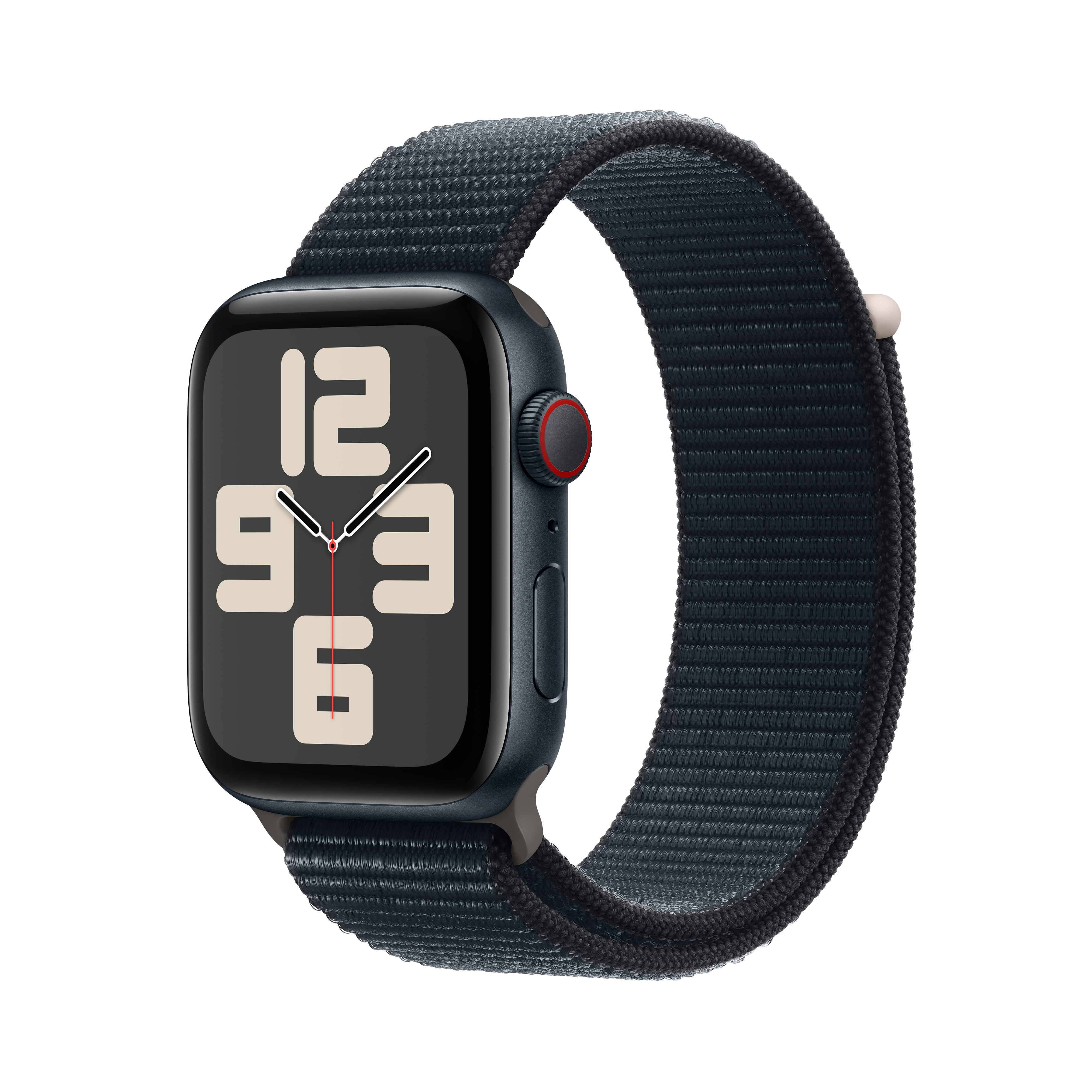 Smartwatch Apple Watch SE GPS + Cellular 44mm Midnight Aluminium Case com Midnight Sport Loop