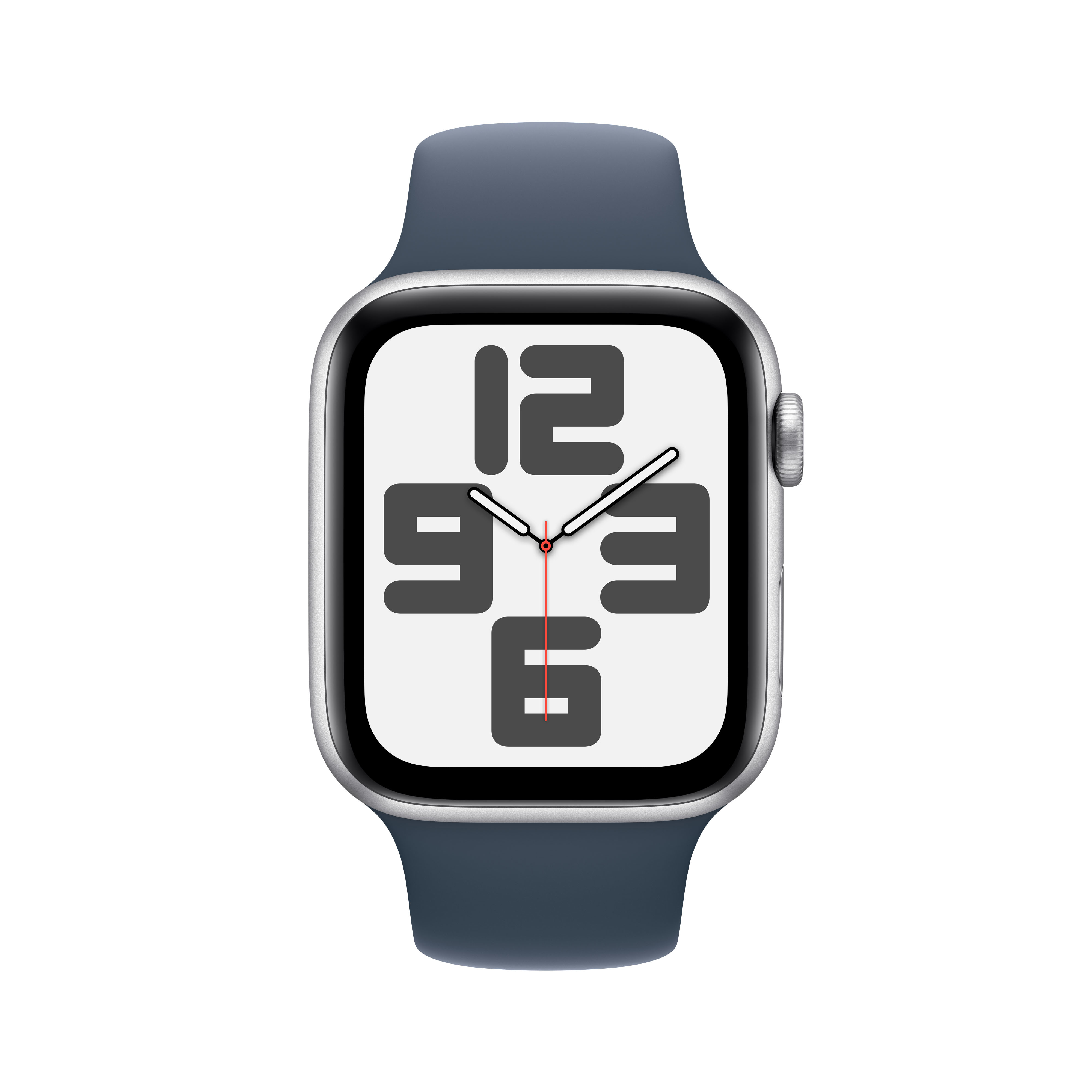 Apple - Smartwatch Apple Watch SE GPS + Cellular 44mm Silver Aluminium Case com Storm Blue Sport Band  (S/M)