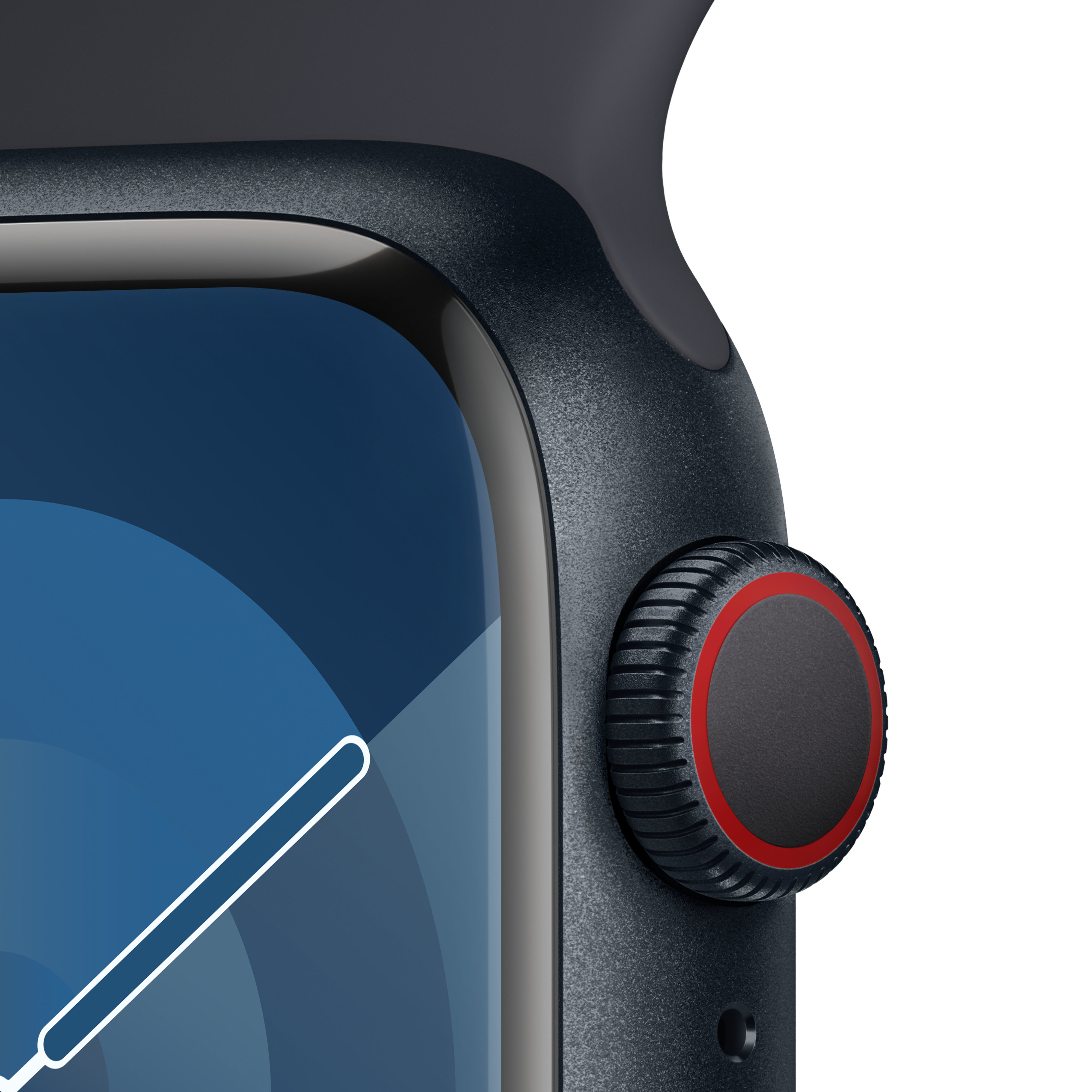 Apple - Smartwatch Apple Watch Series 9 GPS + Cellular 41mm Midnight Aluminium Case com Midnight Sport Band  (M/L)