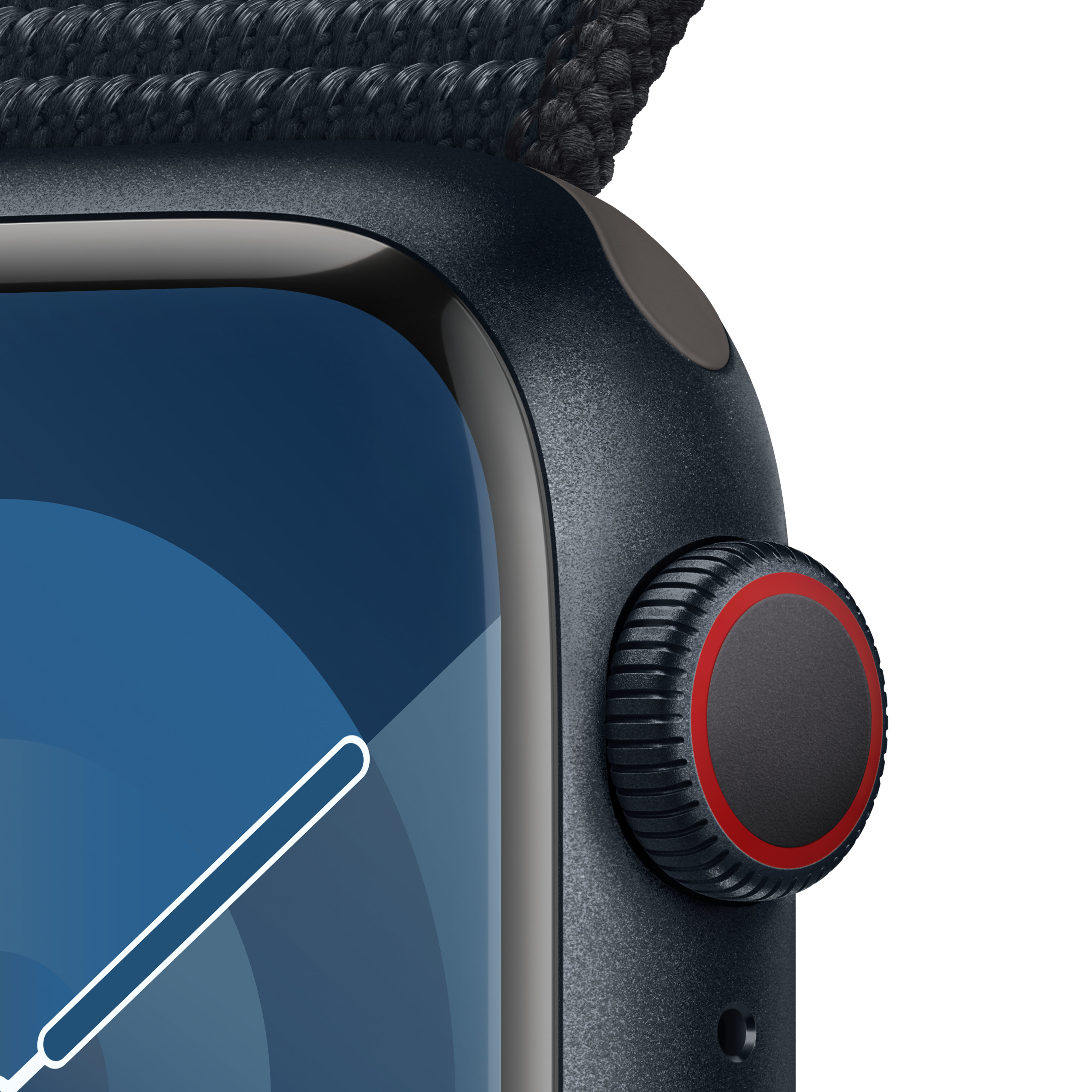 Apple - Smartwatch Apple Watch Series 9 GPS + Cellular 41mm Midnight Aluminium Case com Midnight Sport Loop