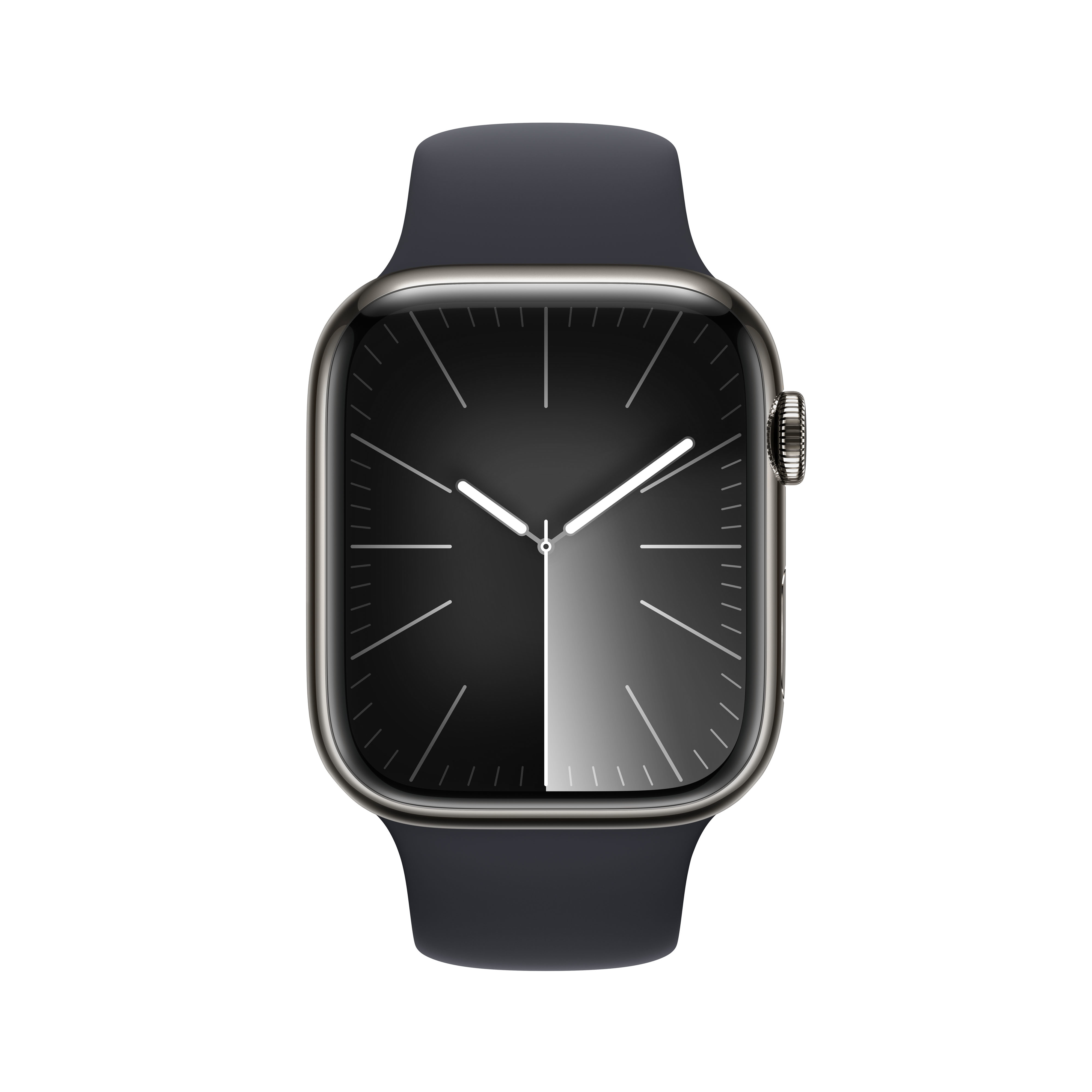Apple - Smartwatch Apple Watch Series 9 GPS + Cellular 45mm Graphite Stainless Steel Case com Midnight Sport Band  (S/M)