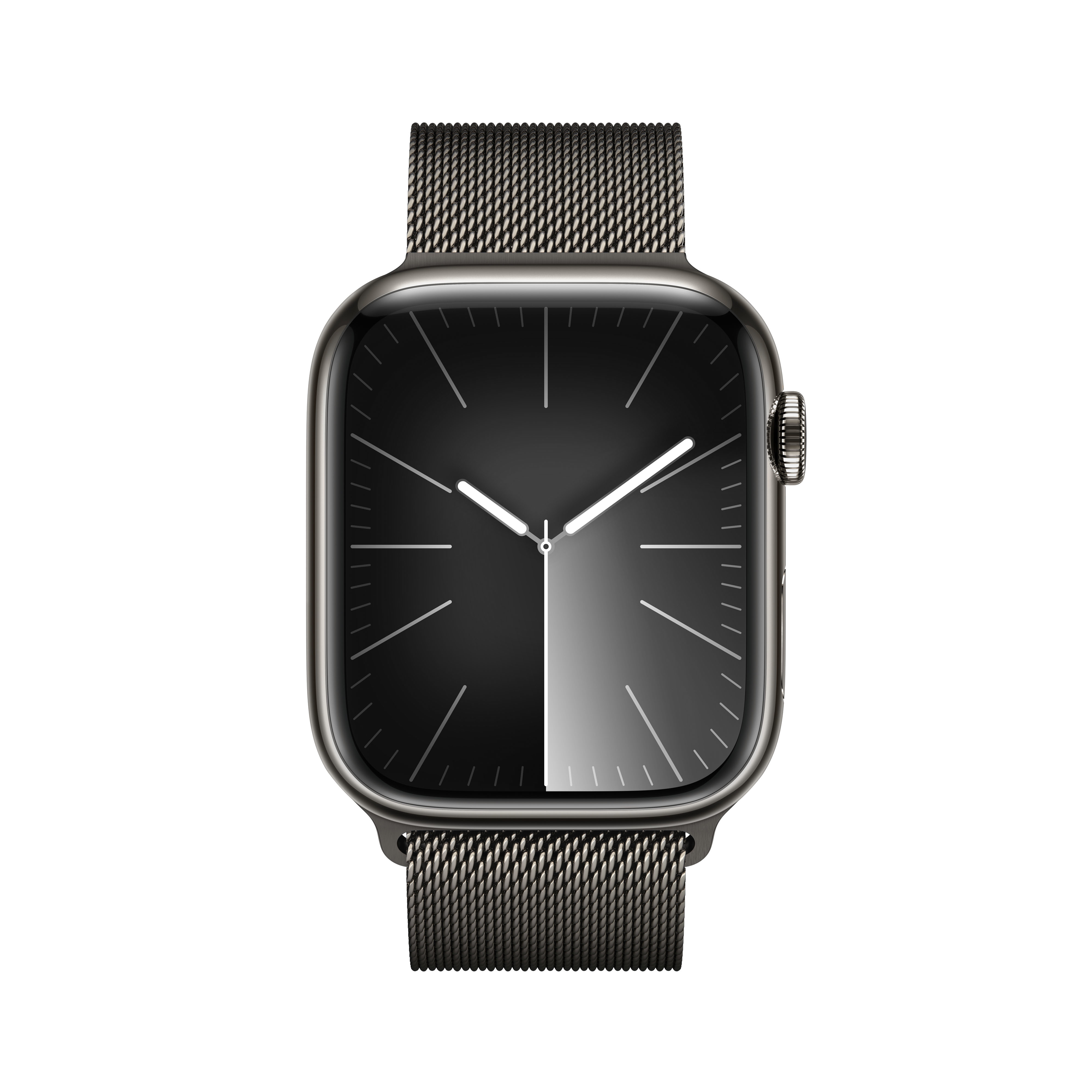 Smartwatch Apple Watch Series 9 GPS + Cellular 45mm Graphite Stainless Steel Case com Graphite Milanese Loop