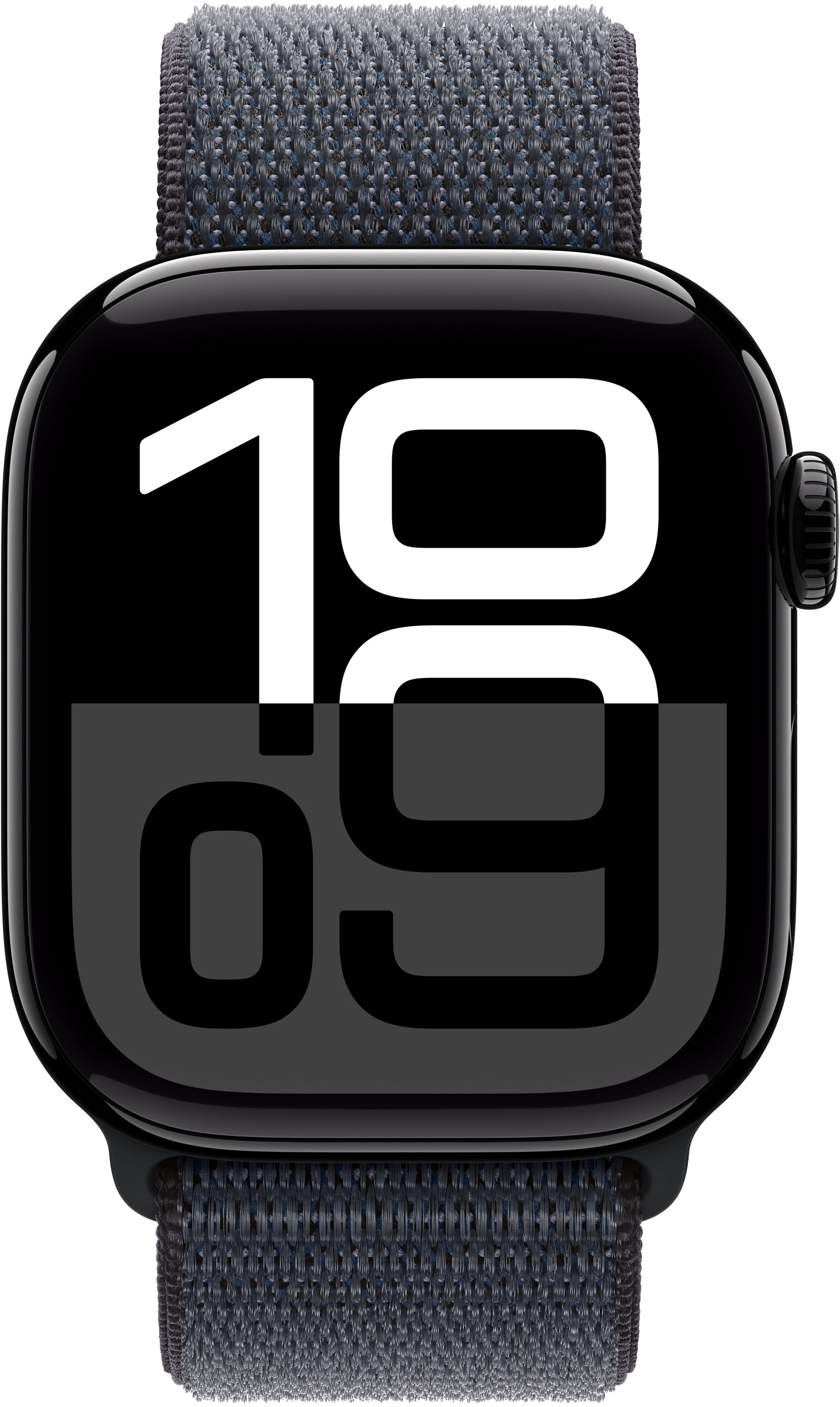 Apple - Smartwatch Apple Watch Series 10 GPS 42mm Alumínio Preto Brilhante c/ Bracelete Loop Desportiva Tinto