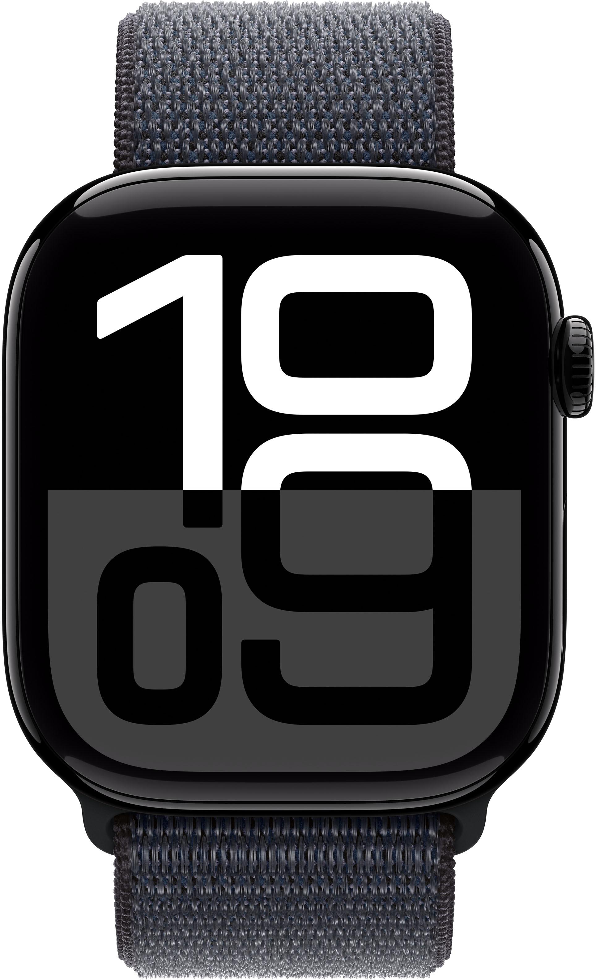 Apple - Smartwatch Apple Watch Series 10 GPS 46mm Alumínio Preto Brilhante c/ Bracelete Loop Desportiva Tinto