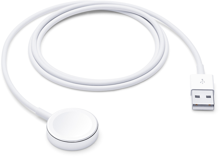 Cabo de Carregamento magnético rápido Apple Watch 1m Branco