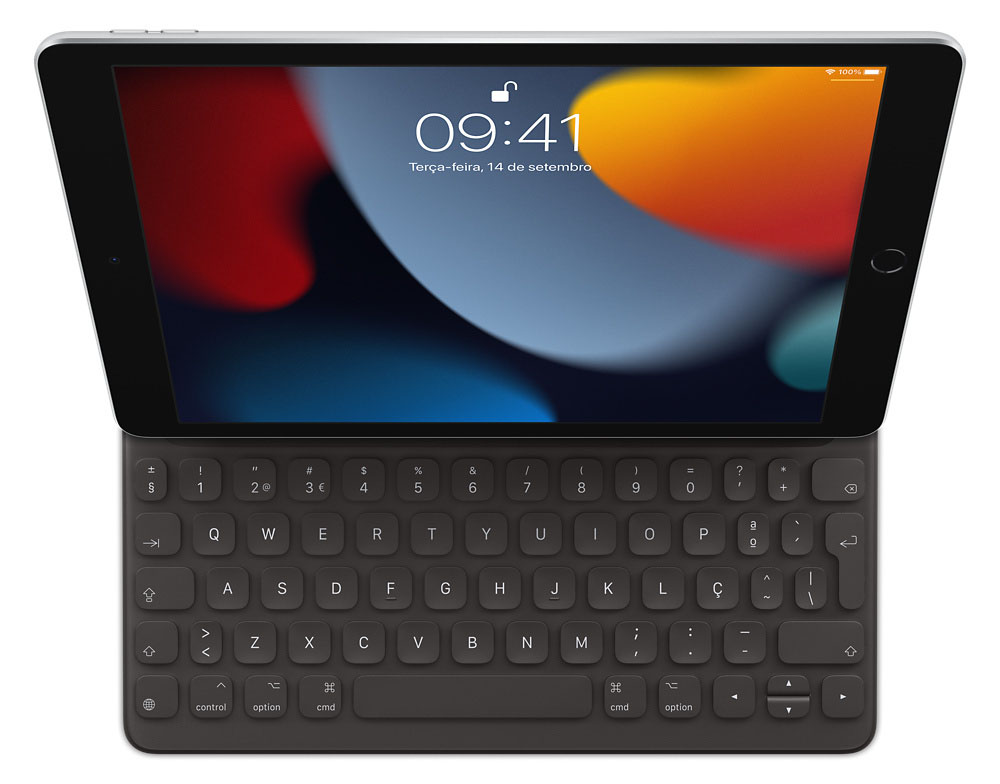 Capa Teclado Apple Smart Keyboard iPad (7ª, 8ª e 9ª Gen) / iPad Air (3ª Gen) / iPad Pro 10.5 PT Preto"