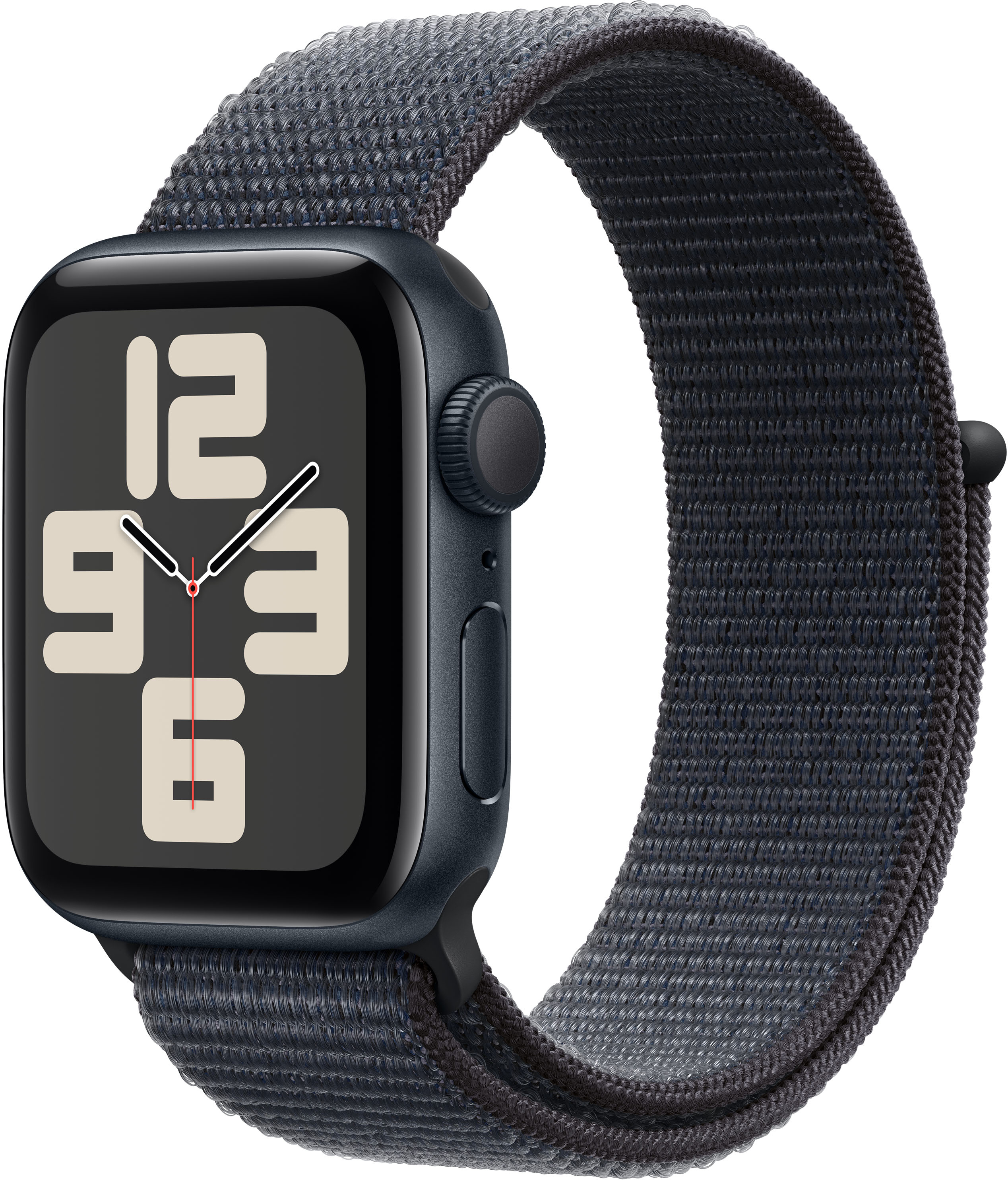 Smartwatch Apple Watch SE (2024) GPS 40mm Alumínio Meia-noite c/ Loop Desportiva Tinto