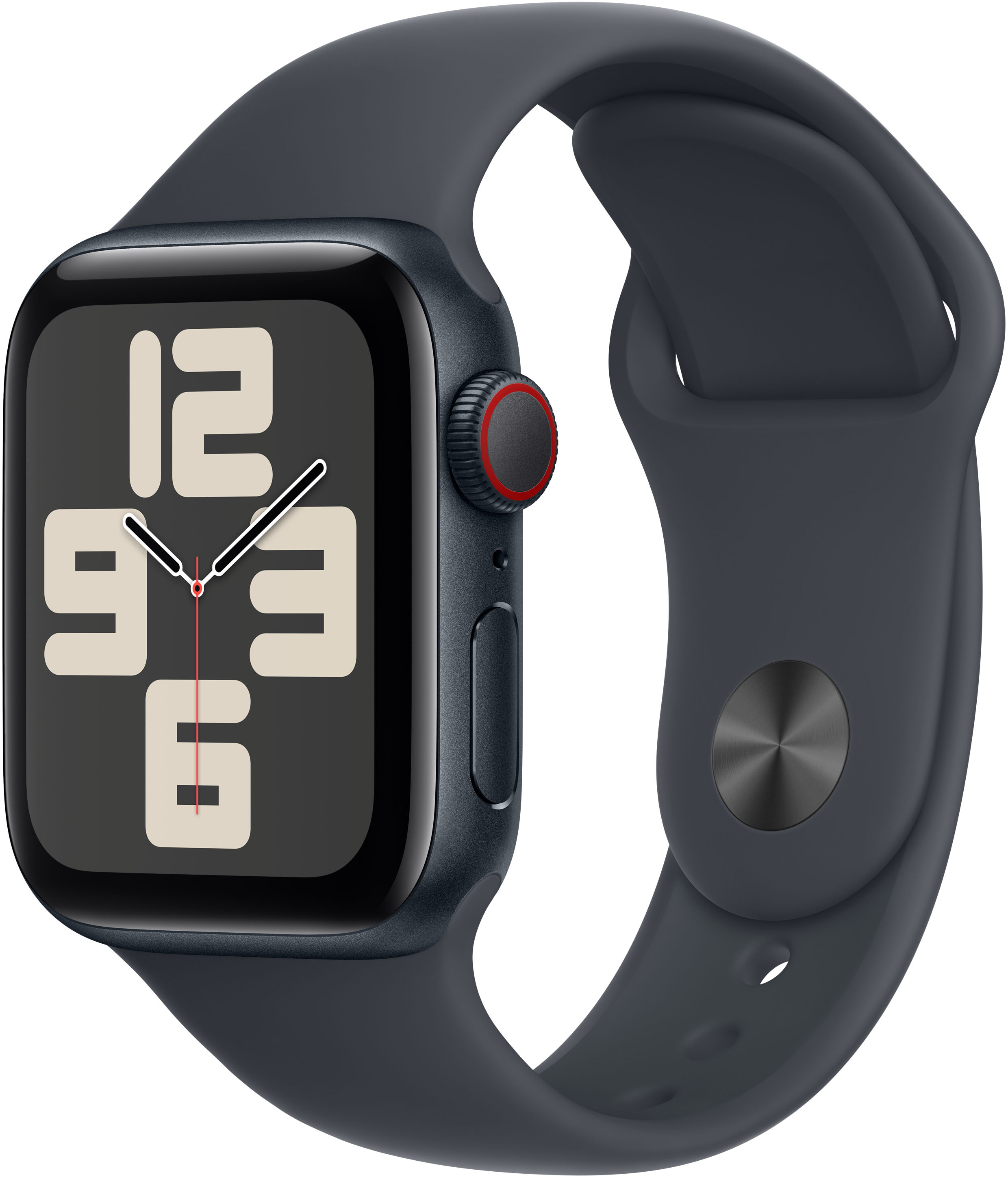 Smartwatch Apple Watch SE (2024) GPS + Cellular 40mm Alumínio Meia-noite c/ Bracelete Desportiva Meia-noite - S/M