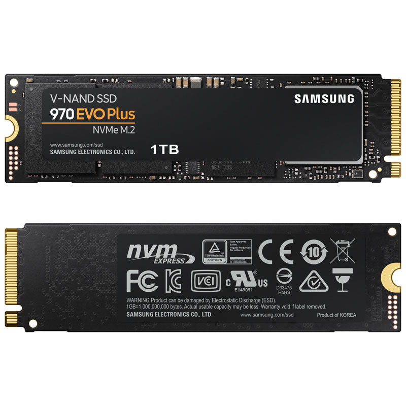 Samsung - SSD Samsung 970 EVO Plus 1TB M.2 NVMe (3500/3300MB/s)