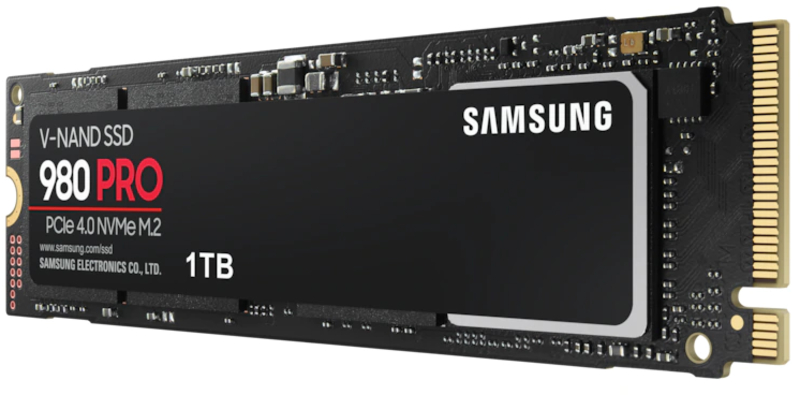 Samsung - SSD Samsung 980 PRO 1TB Gen4 M.2 NVMe (7000/5000MB/s)
