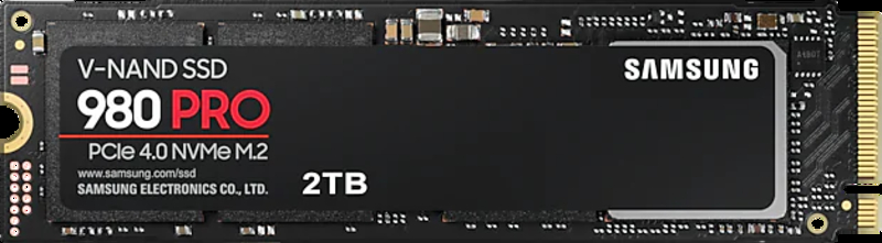 SSD Samsung 980 PRO 2TB Gen4 M.2 NVMe (7000/5000MB/s)