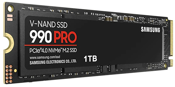 Samsung - SSD Samsung 990 PRO 1TB Gen4 M.2 NVMe (7450/6900MB/s)