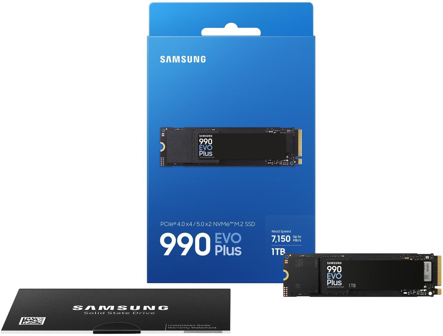 Samsung - SSD Samsung 990 EVO Plus 1TB Gen4 M.2 NVMe (7150/6300MB/s)