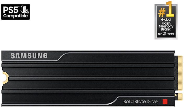 SSD Samsung 9100 Pro 2TB Heatsink Gen5 M.2 NVMe (14700/13300MB/s)