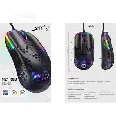 Rato Gaming Xtrfy MZ1 RGB Preto
