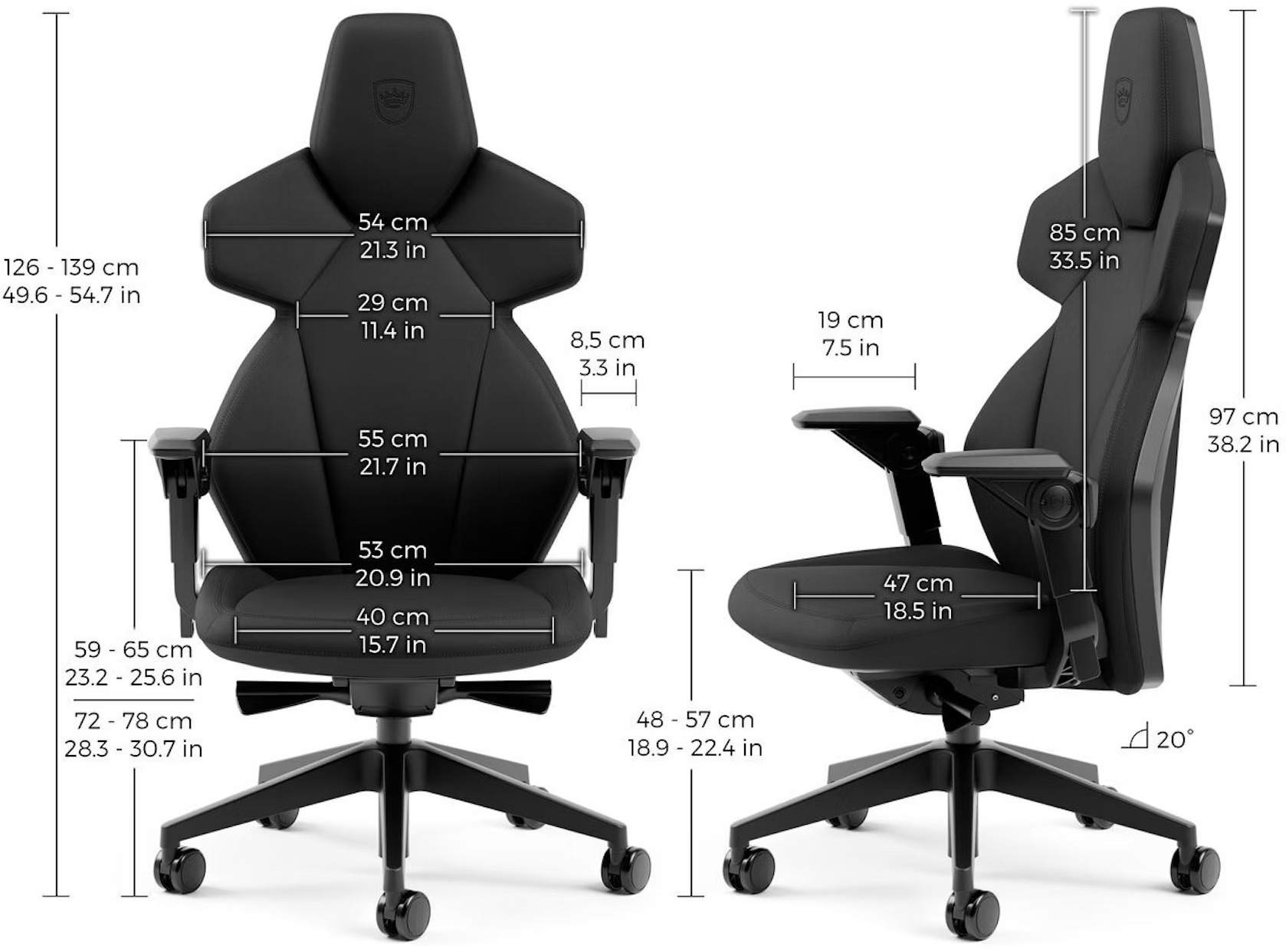 noblechairs - ** B Grade ** Cadeira noblechairs DAWN - Black Edition
