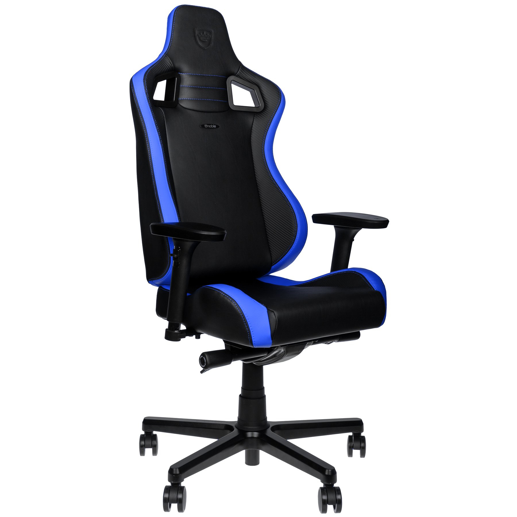 Cadeira noblechairs EPIC Compact - Preto /Carbono /Azul