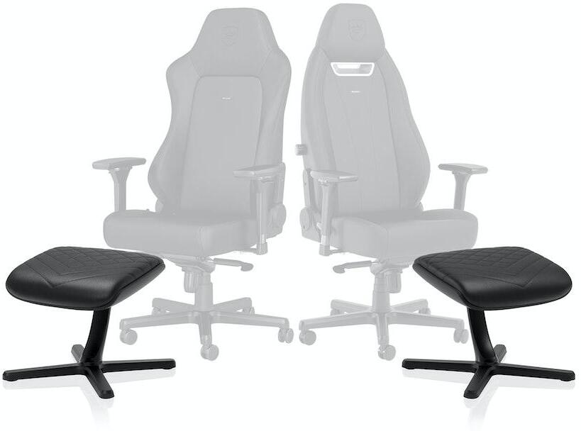 noblechairs - ** B Grade ** Apoio de Pés V2 noblechairs - PU Preto