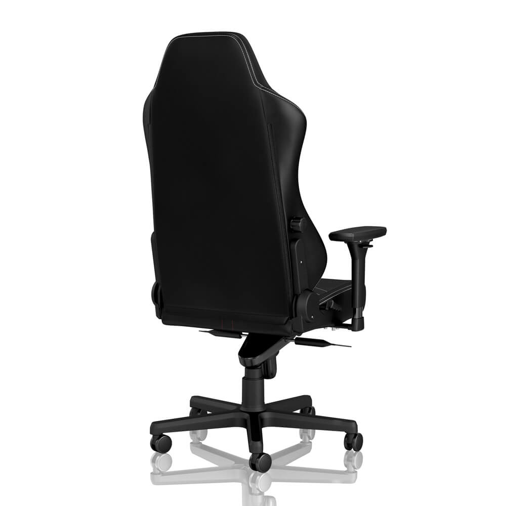 noblechairs - Cadeira noblechairs HERO PU Leather Preto / Branco Platina