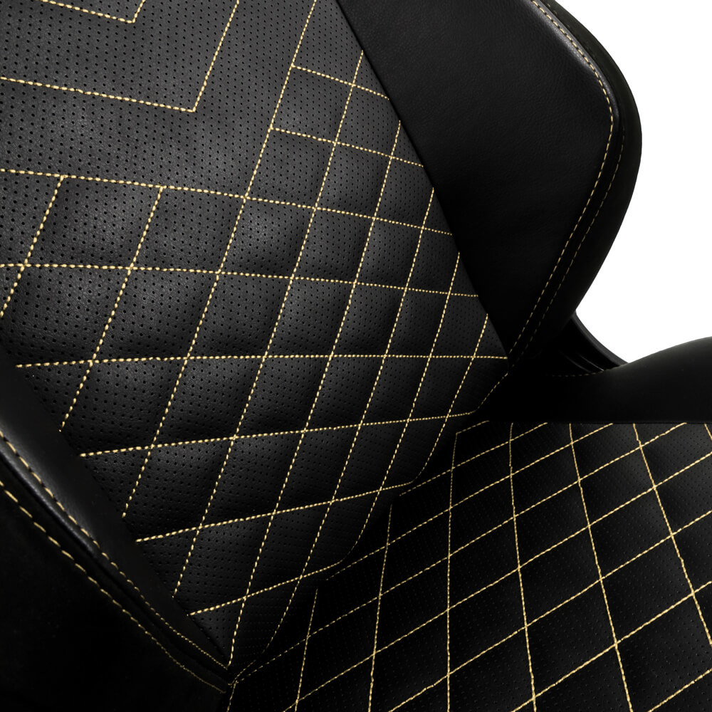 noblechairs - Cadeira noblechairs HERO PU Leather Preto / Dourado