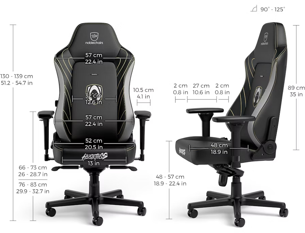 noblechairs - ** B Grade **Cadeira noblechairs HERO - Team Heretics Editio