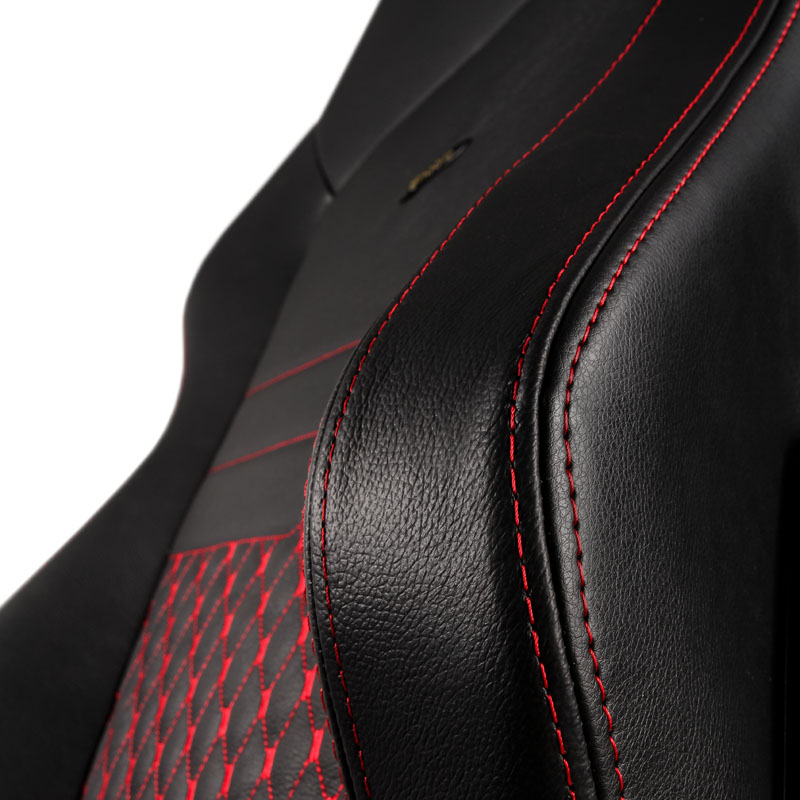 noblechairs - ** B Grade ** Cadeira noblechairs HERO Real Leather Preto/Vermelho