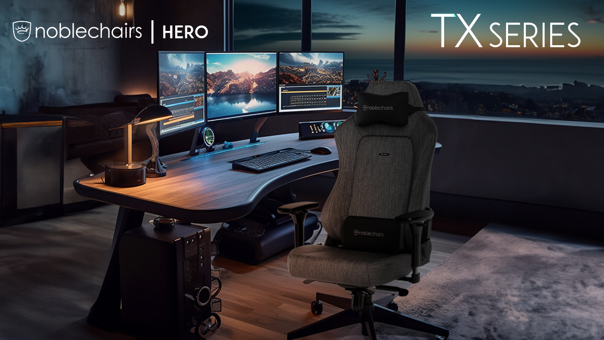 noblechairs - Cadeira noblechairs HERO TX - Fabric Edition Anthracite