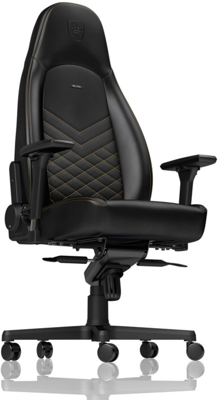 noblechairs - ** B Grade ** Cadeira noblechairs ICON PU Leather Preto / Dourado