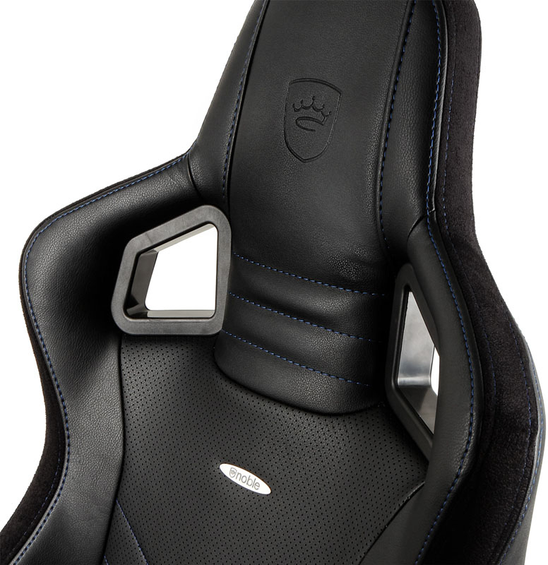 noblechairs - Cadeira noblechairs EPIC PU Leather Preto / Azul