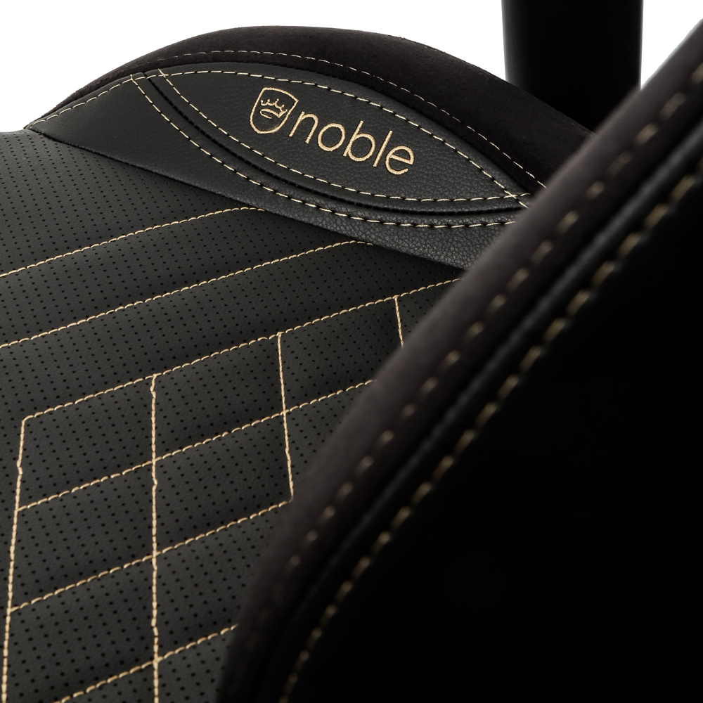 noblechairs - Cadeira noblechairs EPIC PU Leather Preto / Dourado